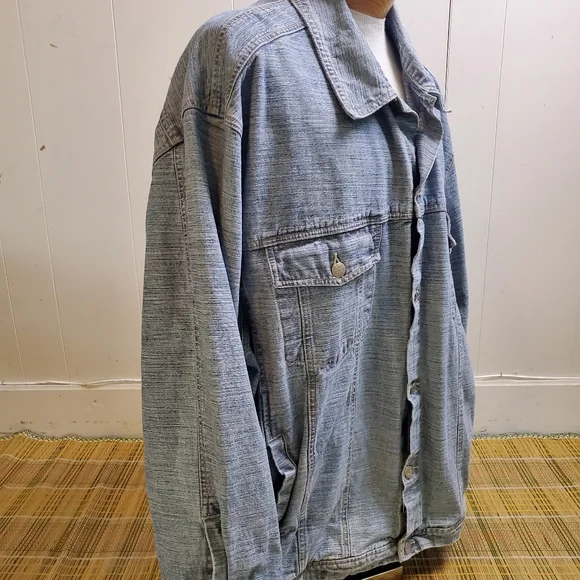 Avirex | 🔥Host Pick🔥 Vintage Y2K 90's Authentic Denim Jean Jacket - Size 3XL - Picture 2 of 15
